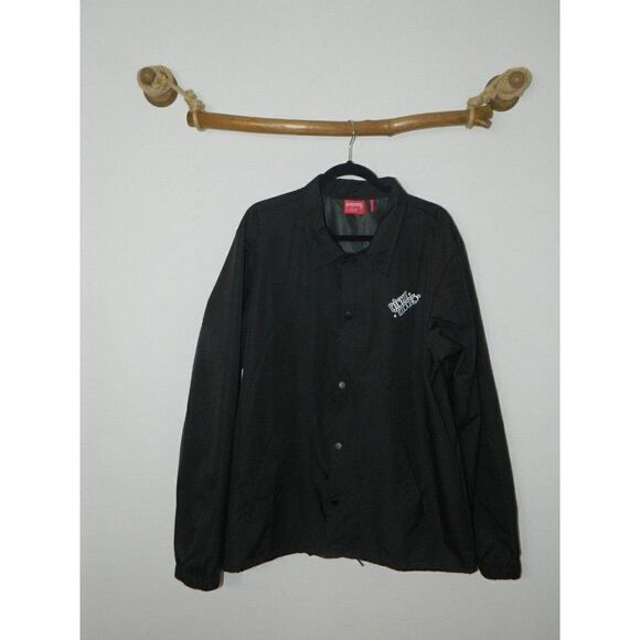 The Standard Label Jacket Black Graphic Windbreaker Men's Size X-Large - Picture 7 of 9